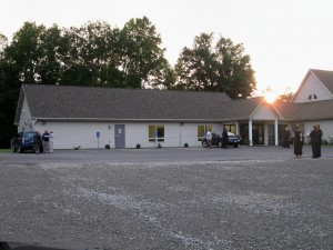 The Parish Hall and its large parking area