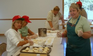 Bobbi L, Sue B, Maryanne G, and Sue P round out the crew.